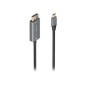 Conversor AISENS USB-C/M a DP/M 1.8m Negro (A109-0880)