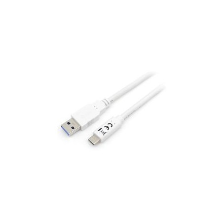 Cable EQUIP Usb3.2-C/M a Usb-A/M 2m Blanco (128364)