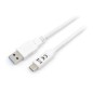 Cable EQUIP Usb3.2-C/M a Usb-A/M 2m Blanco (128364)