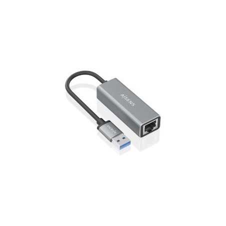 Adaptador AISENS USB 3.0 a RJ5 GbE Gris (A106-0897)