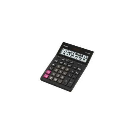 Calculadora Casio Sobremesa 12 Dígitos Negra (GR-12-W)
