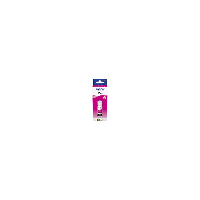 Tinta Epson EcoTank 104 Magenta 65ml (C13T00P340)