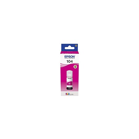 Tinta Epson EcoTank 104 Magenta 65ml (C13T00P340)