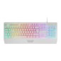 Teclado Mars Gaming FRGB Multimedia Blanco (MK124WES)