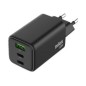 Cargador Pared NILOX 65W 2xUSB-C 1xUSB-A (NXGANUSBC65)