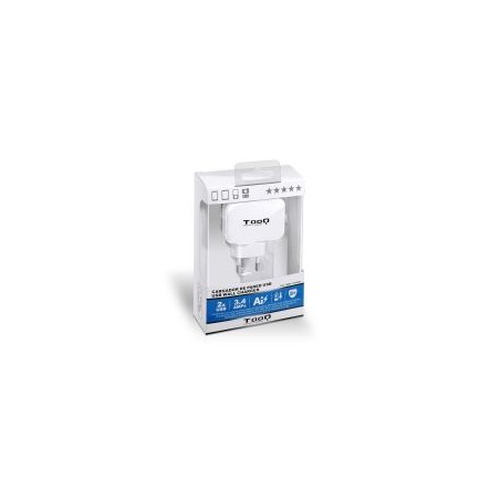 Cargador de Pared TooQ 17W 2xUSB-A Blanco (TQWC-1S02WT)