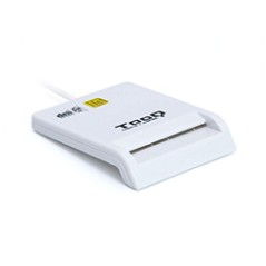 Lector Tarjetas TooQ USB-A 2.0 DNIe Blanco (TQR-210W)
