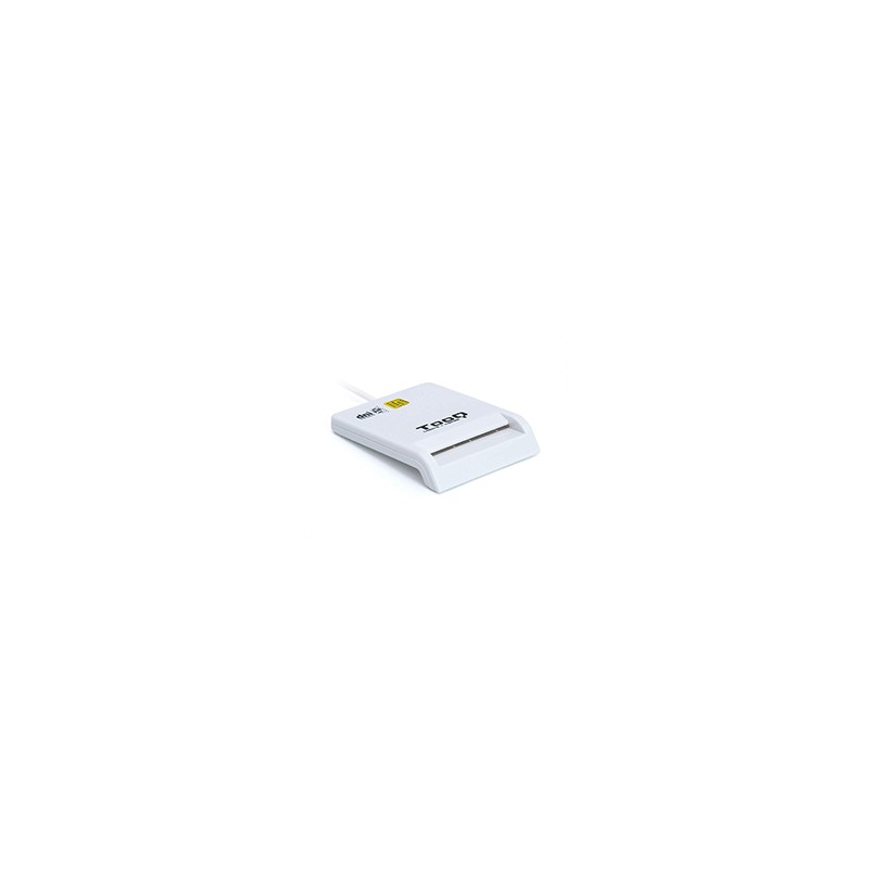 Lector Tarjetas TooQ USB-A 2.0 DNIe Blanco (TQR-210W)