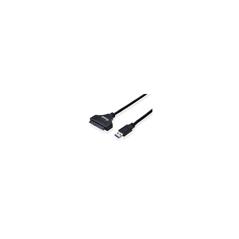 Adaptador EQUIP USB 3.0 a SATA 2.5? Negro (EQ133471)
