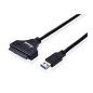 Adaptador EQUIP USB 3.0 a SATA 2.5? Negro (EQ133471)