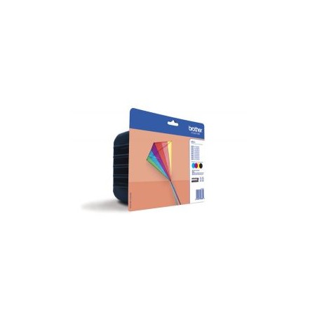 Tinta BROTHER Pack Negro/Tricolor (LC223VALBP)