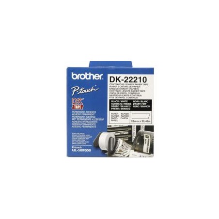 Cinta de Papel Continua BROTHER 29mm 30.48m (DK-22210)