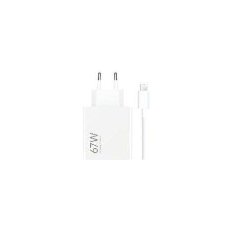 Cargador de Pared XIAOMI 67W USB-A Blanco (BHR9465EU)