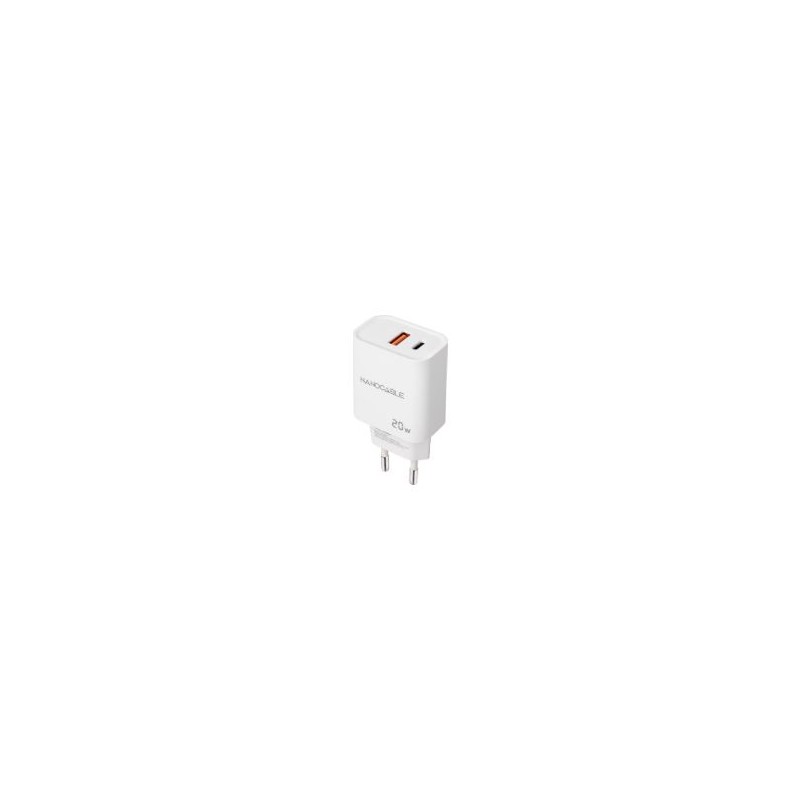 Cargador de Pared Nanocable USB-A/C Blanco (10.10.2007) Cargador de Pared Nanocable USB-A/C Blanco (10.10.2007)