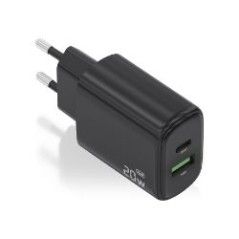 Cargador Pared AISENS Usb-A/Usb-C 20w Negro (A110-0910)