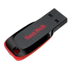 Pendrive Sandisk Cruzer Blade 128Gb USB2 (SDCZ50-128G)
