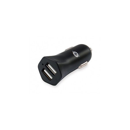 Cargador Coche CONCEPTRONIC 2Usb-A 12W (CARDEN03B)