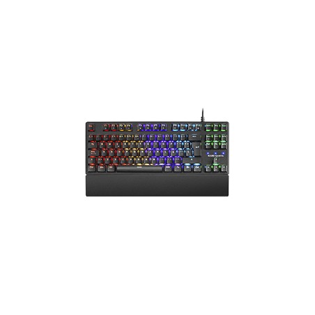 Teclado Mars Gaming LED RGB USB 1.5m Negro (MKXTKLBES)