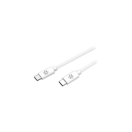 Cable CELLY USB-C a USB-C 1.5m Blanco (USBCUSBCCOTTWH)