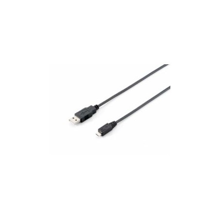 Cable EQUIP USB-A/M a mUSB-B/M 1m Negro (EQ128594)