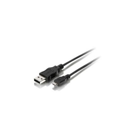 Cable EQUIP USB-A/M a mUSB-B/M 1.8m Negro (EQ128523)