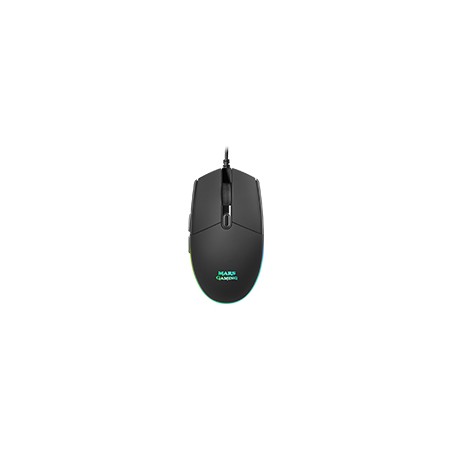 Ratón Mars Gaming Óptico RGB USB-A 3200dpi Negro (MMG)