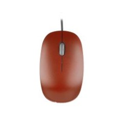 Ratón NGS Óptico USB-A 1000dpi Rojo (FLAME RED)
