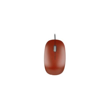 Ratón NGS Óptico USB-A 1000dpi Rojo (FLAME RED)