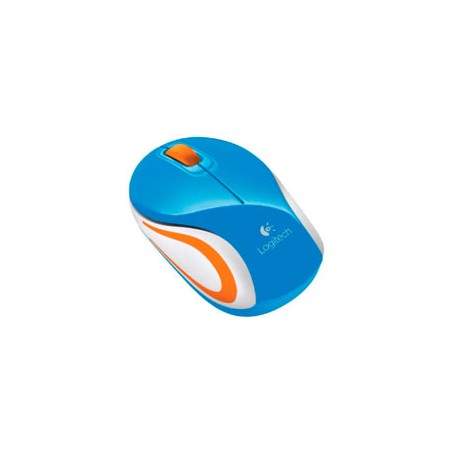Ratón LOGITECH M187 Wireless 1000dpi Azul (910-002733)