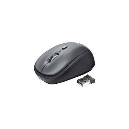 Ratón Trust Yvi Óptico Wireless RF 1600dp Negro (18519)