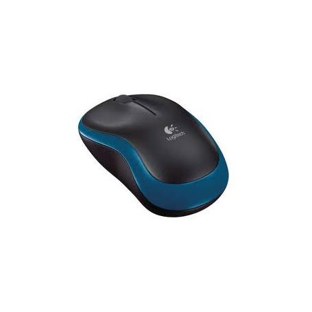 Ratón LOGITECH M185 Wireless 1000dpi Azul (910-002236)