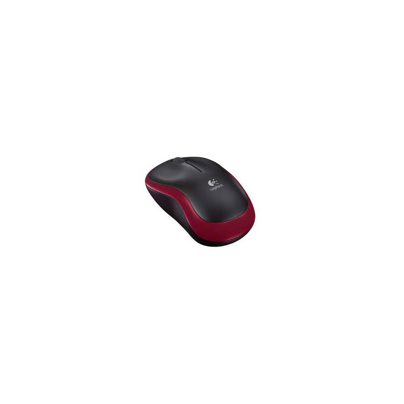 Ratón LOGITECH M185 Wireless 1000dpi Rojo (910-002237)