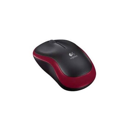 Ratón LOGITECH M185 Wireless 1000dpi Rojo (910-002237)