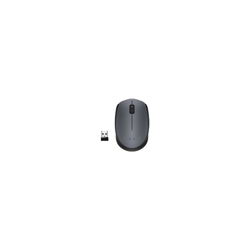 Ratón LOGITECH M170 Wireless 2.4Ghz Gris (910-004642)