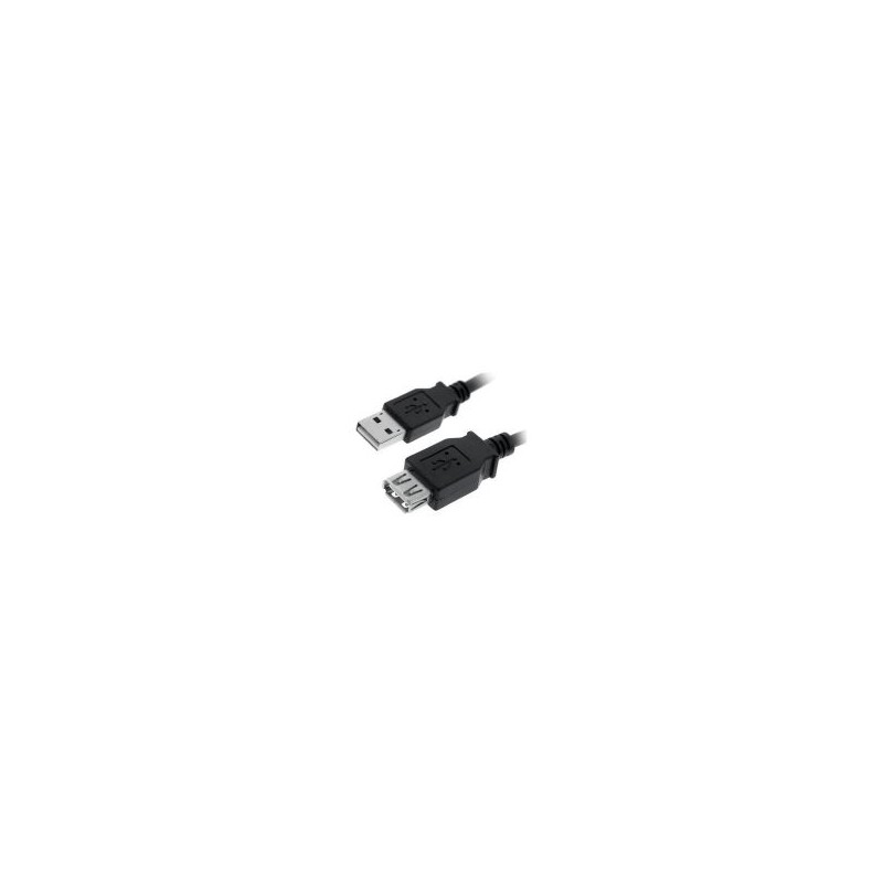 Nanocable USB-A/M a USB-A/H 3m Negro (10.01.0204-BK)