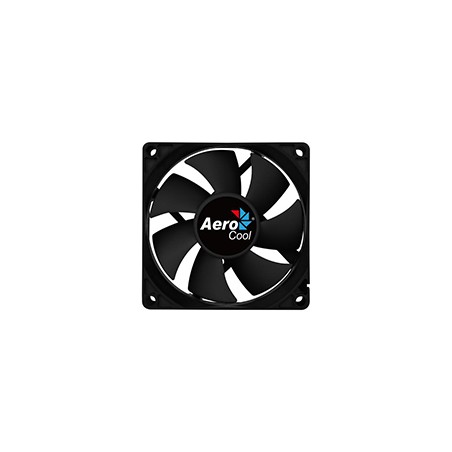 Ventilador AEROCOOL Force 80mm Negro (FORCE8BK)