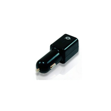 Cargador CONCEPTRONIC Coche 2xUSB 2.0 Negro (CUSBCAR4A)