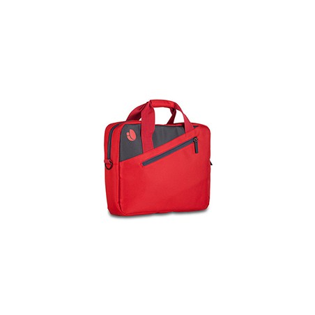 Maletin NGS Monray 15.6" Nylon Negro/Rojo (GINGER RED)