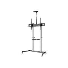 Soporte Suelo EQUIP con Ruedas 60"-100" Plata EQ650631)