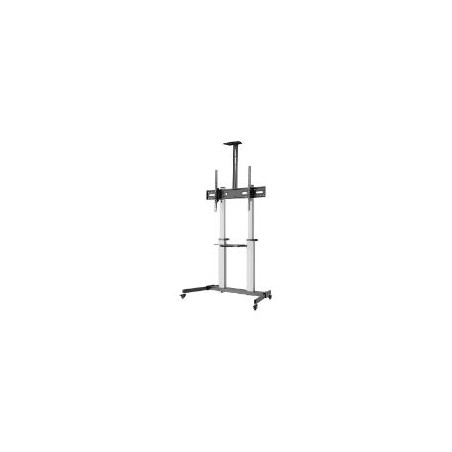 Soporte Suelo EQUIP con Ruedas 60"-100" Plata EQ650631)