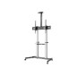 Soporte Suelo EQUIP con Ruedas 60"-100" Plata EQ650631)