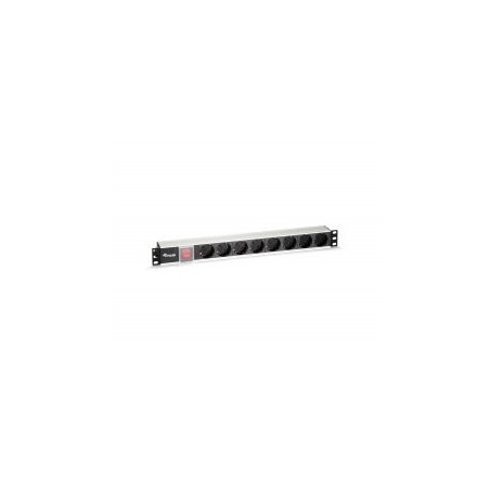 Regleta EQUIP 8xSchuko Interruptor Rack 1U (EQ333293)
