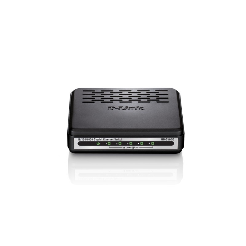 Switch D-Link 5p 10/100/1000 Blanco (GO-SW-5G) Switch D-Link 5p 10/100/1000 Blanco (GO-SW-5G)