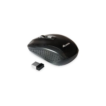 Ratón EQUIP Life Óptico RF 1600dpi Negro (EQ245104)
