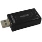 Tarjeta de Sonido Approx 7.1 USB 3.5mm Negro (APPUSB71)