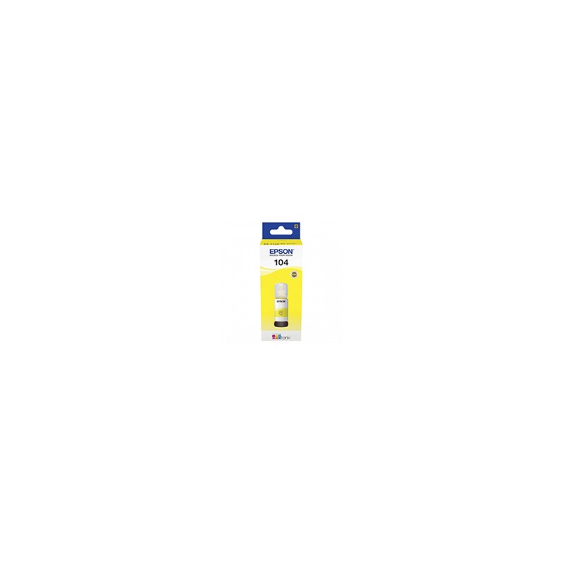 Tinta Epson EcoTank 104 Amarillo 65ml (C13T00P440)