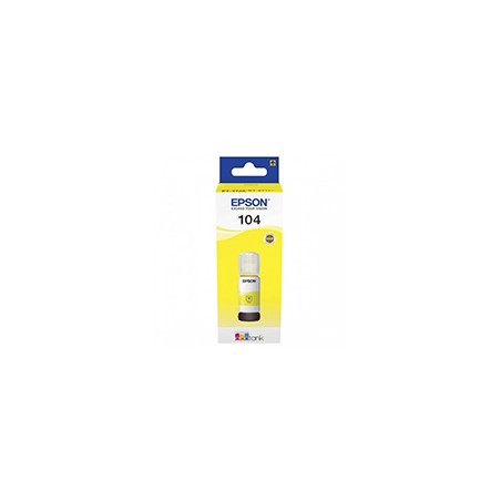 Tinta Epson EcoTank 104 Amarillo 65ml (C13T00P440)