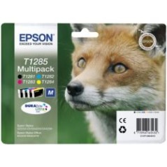 Tinta Epson T1285 Pack Negro/Tricolor (C13T12854012)