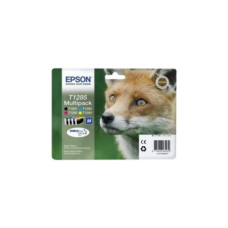 Tinta Epson T1285 Pack Negro/Tricolor (C13T12854012)
