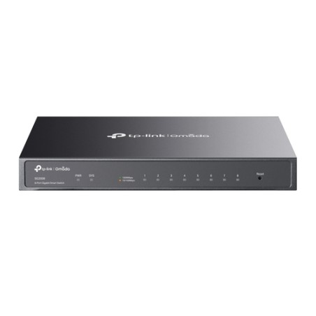 Switch TP-Link 8xRJ45 GbE Gestionado Negro (TL-SG2008)